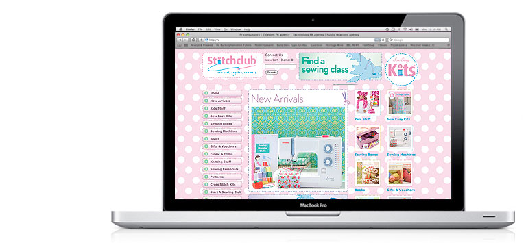 Stitchclub Website Design